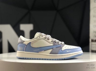 公司级带半码 耐克 Nike Air Jordan 1 Low Og Sp乔1 低帮潮流缓运动休闲板鞋。Aj1 低帮拼接 完美版型真头层牛皮# 内置缓震气垫 原