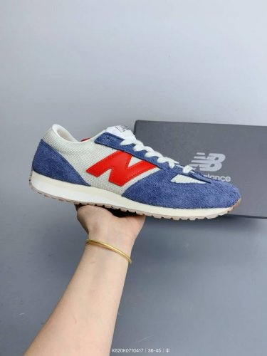 公司级New Balance Nb 471系列 织物牛剖层革 复古时尚 防滑耐磨低帮 生活休闲鞋 Size：如图 编码：K6 710417