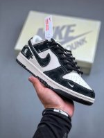 Nike Sb Dunk Low 卡哈特联名-米白黑勾 周年高端定制 低帮休闲板鞋 Sj1089-005 #定制鞋盒 大厂纯原品质出货 超高清洁度 皮料切割干净