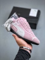 Puma Speedcat Og Sd White Red 极速赛车系列低帮德训风拼接复古百搭休闲运动赛车鞋“翻毛大粉浅灰”398846 04 尺码：36-45