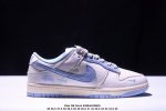 310 海外爆款限量发售！Nike Sb Dunk Low“ 斯图西联名——米浅蓝重影勾” 周年高端定制 低帮休闲板鞋 定制鞋盒 大厂纯原品质出货 超高清洁度