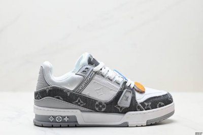 公司级全新Lv路易威登Louis Vuitton Trainer Sneaker Low休闲运动文化百搭板鞋 尺码:36-45 Id:Jkd129-Zzh
