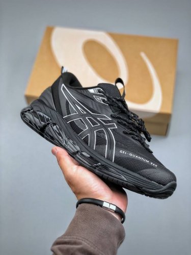 asics Gel-Quantum 360 Viii 亚瑟士复古透气休闲鞋缓震男子耐磨跑步鞋 1203A471-011 #鞋面采用无缝线鞋面，贴合脚型，穿着舒适