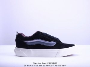 货号VN000CS0239 Vans Knu Skool 舒适百搭 防滑耐磨 低帮 板鞋 男女款 黑色 XM1112Q466