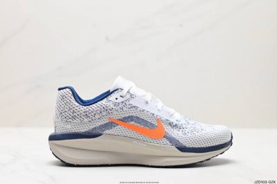 真标耐克2024新款nike Zoom Winflo 11运动休闲轻便缓震气垫跑步鞋公路跑步鞋 飞线贾卡轻质透气休闲运动鞋。 货号:Fj9509-402 尺码: