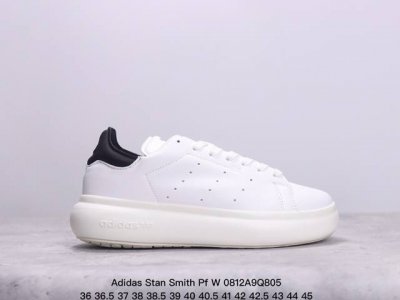真标阿迪达斯adidas Stan Smith Pf W 三叶草经典百搭休闲运动板鞋 货号:Le0450 尺码:36 36.5 37 38 38.5 39 40