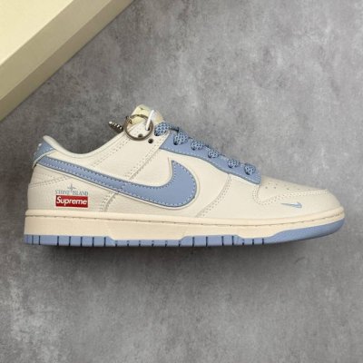本地 核心私 Supreme X Nk Sb Dunk Low 石头岛联名-蔚蓝满天星 周年高端定制 低帮休闲板鞋 #定制鞋盒 大厂纯原品质出货 超高清洁度 皮