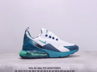 nike Air Max 270 全新配色 半掌气垫跑步鞋原鞋独立开发 力争百分百还原公司 全部客供原厂材料 精确细节 代工流水线生产 区分市面各种自营厂 专为
