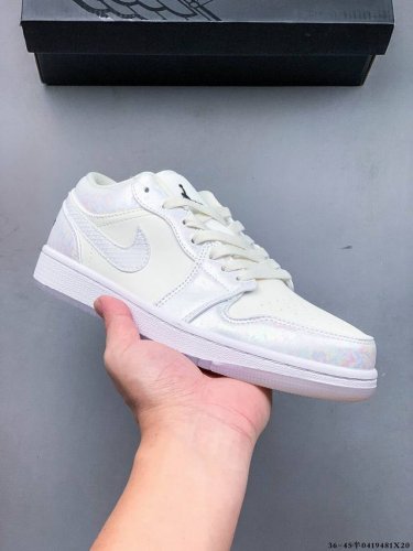 集图 二层真标！耐克Nike Air Jordan Low 1 乔1低帮倒勾Lv联名经典休闲鞋 041948