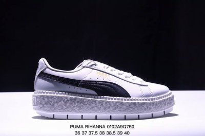 Puma Rihanna Suede彪马 蕾哈娜 松糕鞋厚底板鞋 ！ 货号：363559-10 尺码：如图所示 Xm0102Q750