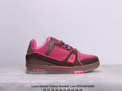 公司级全新lv路易威登louis Vuitton Trainer Sneaker Low休闲运动文化百搭板鞋 尺码:36-45 Xm0705Q625