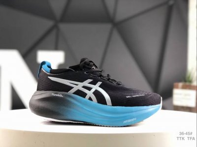 200 瑟亚士Asics Gel-Nimbus 27 低帮专业有氧轻超量休闲动运全能慢鞋跑。标原半码制#全新原装数据开人发体工学体一式轻贾质卡双编层鞋织面,针织