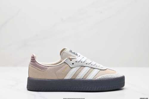 公司级阿迪达斯三叶草adidas Originals Sambae W桑巴舞系列绅士德训足球风百搭低帮休闲运动板鞋 货号:Ie9 尺码:36 36.5 37 3