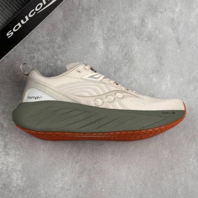 本地 核心私 Saucony Triumph 22 潮流舒适防滑耐磨 低帮跑步鞋 全新升级Pwrrun Pb中底 脚感再度升级，提供持久强劲动能 中底边墙加高