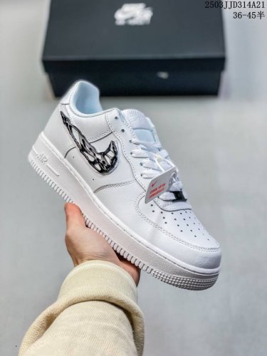 140 真标带半码 af1耐克 Nike Air Force 1 ‘07 Low 空军一号 厚底增高百搭运动板鞋 原楦头原纸板 打造纯正空军版型，专注外贸渠道