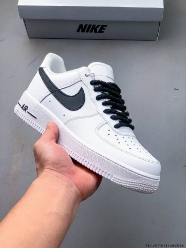纯原版本 原楦数据纸版 采用硬质优质皮革鞋面材质 内置全掌Air Sole气垫 耐克 Nike Air Force 1 Low 空军一号低帮经典百搭休闲运动板鞋