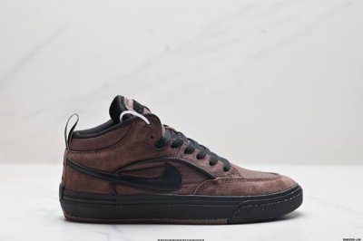 真标Nike Sb React Leo 冬季新款复古中帮滑板鞋休闲运动鞋 货号:Dx436 01 尺码:36 36.5 37.5 38 38.5 39 40 4