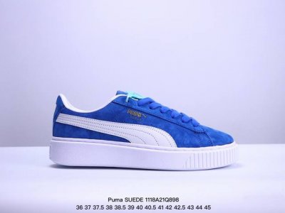 公司级puma Suede Platform Core复古单品 彪马 防滑耐磨低帮德训板鞋 货号:395205 01 尺码:36 37 37.5 38 38.5