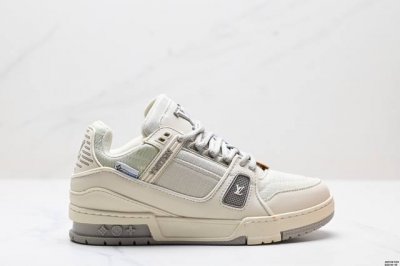 260 公司级全新Lv路易威登Louis Vuitton Trainer Sneaker Low休闲运动文化百搭板鞋 尺码:40-45 id:Jkd129-Ez