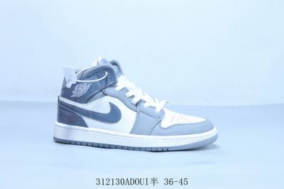 140 乔丹Air Jordan 1 Low Aj1 乔1高帮复古文化休闲运动篮球鞋 灰蓝 货号 Hf3216-100 312130Adoui半 36-45