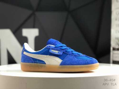 真标带半码 彪马 Puma Palermo V-Day 复古单品 防滑耐磨低帮德训板鞋 货号: 39684 1 尺码: 如图右下角所示 Apv Tla