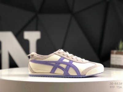 公司级带半码Asics 亚瑟士 日产经典老牌-鬼塚虎 Onitsuka Tiger Mexico 66经典墨西哥系列复古经典百搭板鞋休闲运动鞋慢跑鞋 采用柔软牛