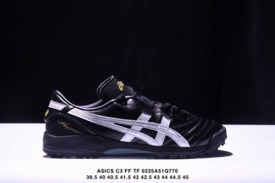 Asics亚瑟士Ds Light C3 Ff Tf袋鼠皮Ag短钉足球鞋时尚复古男士运动鞋 带半码 39-45 尺码：39-45半 Xm0225Q770