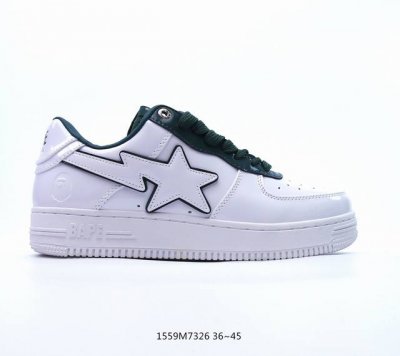 Bathing Ape 安逸猿 男女运动鞋复古板鞋 升级原楦原纸版数据开发，采用超软皮革鞋面材质，内置全掌air Sole气垫定制联乘，日本里原宿潮流品牌a B