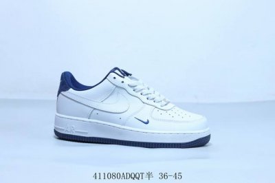Nike Air Force 1 Af1耐克 空军一号休闲板鞋 白蓝 货号 Hm9483-001 41 Adqqt半 36-45