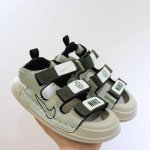 特价 ，可退可换 耐克包头魔术贴童鞋男女童官网夏款最新上市 Nike 包头双车线车边三带休闲户外沙滩鞋凉鞋 夏季韩版防滑防踢软底透气新概念户外潮鞋凉鞋 颜色：蓝