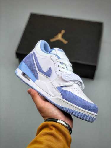 N版 Nike Air Jordan Legacy 312 Low 乔丹最强三合一混合版 白紫 原厂私磨 原厂纸板 原厂盒装 完美走线 进口头层皮 致力打造精致