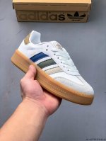集图 阿迪达斯Adidas Samba Xlg 厚底低帮复古板鞋 0517316L22