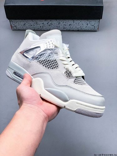 集图 公司级！Air Jordan 4 Retro Og Cement Aj4 乔4 复古休闲运动篮球鞋 正确鞋舌立体高频 原厂数据 2025最新原厂底模 原厂