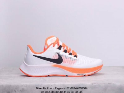 耐克nike Air Zoom Pegasus 37 登月38网面透气跑步鞋 兼顾迅疾外观和稳固脚感 后跟覆面和中足动态支撑巧妙融合 缔造稳定顺畅的迈步体验 采