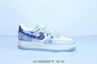 耐克 Nike Air Force 1 Af1耐克 低帮 空军一号休闲板鞋 绑带 货号 Dm6868-059 421 Adeop半 36-45
