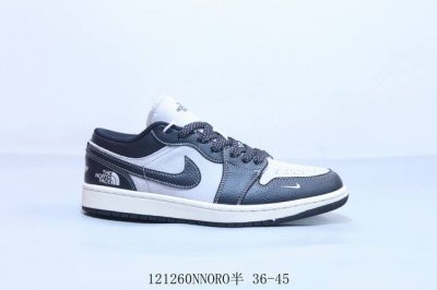 290 乔丹Air Jordan 1 Low Aj1 乔1低帮复古文化休闲运动篮球鞋 北面联名 121260Nnoro半 36-45