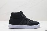 真标阿迪达斯adidas Vs Set Mid 冬季情侣高帮保暖潮流鞋 货号:Bb9890 Size:36-45 Id:Dsf538-Qzr