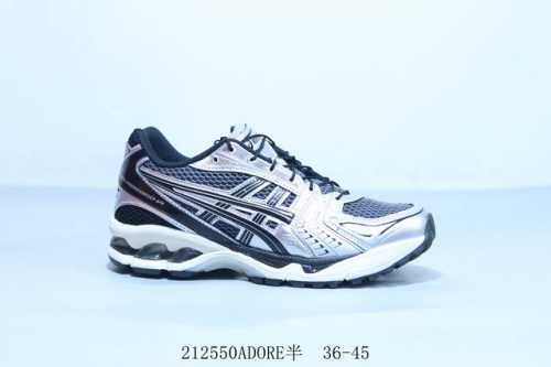 亚瑟士 Asics Gel Kayano 14 系列轻量缓震休闲运动跑步鞋 银黑 212550Adore半 36-45