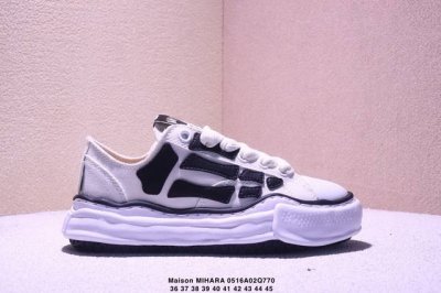 余文乐挚爱单品 复古溶解风 日本概念时装设计师三原康裕品牌Mmy Maison Mihara Yasuhiro Original Sole Canvas Low