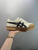 亚瑟士 Asics Court Mz 2.0 中性学院系列 低帮复古厚底增高休闲运动板鞋 软质牛培皮鞋面 货号: 3A405-101 尺码:36-45 Id:1