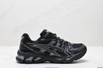 公司级Asics Gel-Kayano 14 公司级版本 亚瑟士运动休闲透气专业跑鞋 采用工程弹性双层再生针织密度鞋面材质 后跟3D可视Gel缓震乳胶物料 升级