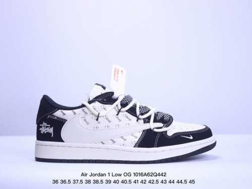 公司级带半码耐克air Jordan 1 Low Og Sp Aj1 乔1 联名-抽绳 低帮文化休闲板鞋 货号：Sj0086-131 #多方联名合作融合了tra