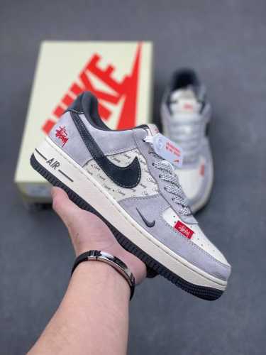 海外限量发售！公司级nike Air Force 1 '07 Low 空军一号 低帮 运动鞋 休闲鞋 折边针车 工艺难度大 原楦头原纸板 原装鞋盒 定制五金配件