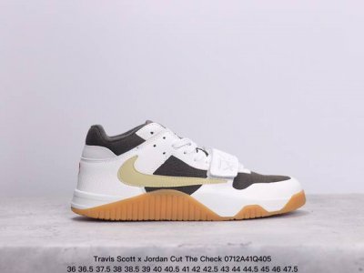 公司级travis Scott X Jordan Cut The Check Aj1 乔1倒勾魔术贴 时尚篮球鞋 Dr9317-467全新系列在鞋面上加入了魔术