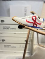 200 西班牙百年皮具奢华品牌/罗意威Loewe Ballet Runner 2.0 Sneakers 芭蕾舞2.0系列阿甘复古风德训薄底百搭休闲运动鞋 尼龙和