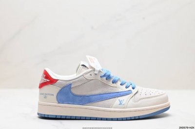 公司级travis Scott X Fragment Design X Jordan Air Jordan 1 Low Og Sp Aj1 乔1 Lv联名低帮文