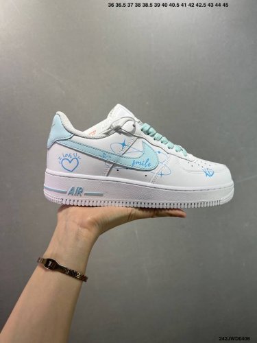 公司级 Nike Air Force 1 Low’07 空军一号低帮休闲板鞋 定制皮料 原楦原纸板 纯正空军版型 内置全掌气垫 货号：男 Cw2288-114
