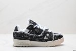 公司级全新Lv路易威登Louis Vuitton Trainer Sneaker Low休闲运动文化百搭板鞋 Id:Jkd129-Kjs