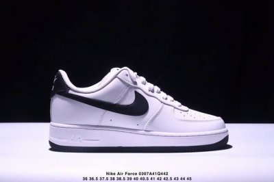 180 Nike Air Force 1 “白黑勾” 空军一号低帮运动休闲板鞋 官原楦头原纸板 打造纯正空军版型#专注外贸渠道 全掌内置蜂窝气垫 #原盒配件 原