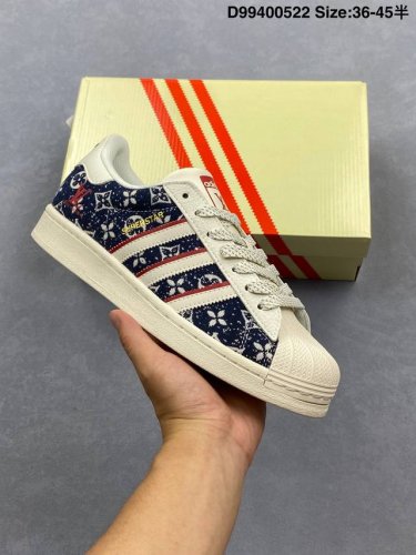 阿迪达斯Ad Originals Superstar 经典贝壳头休闲板鞋 纯白 B27136 纯原鞋楦 立体Logo 国内最高工艺 原装超软一体蓝底 头层抗裂牛